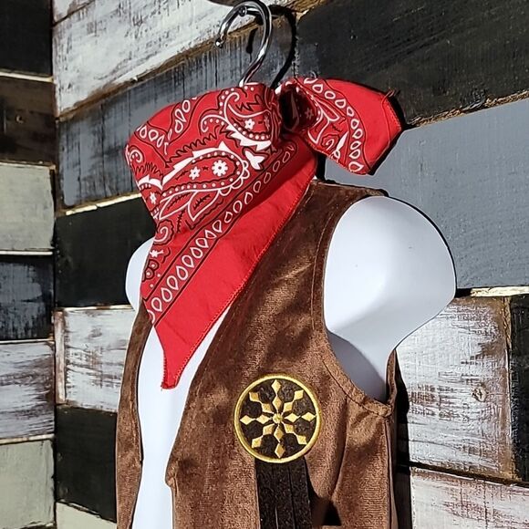 Cowboy Cowgirl Halloween Costume 6-12 Months - Picture 2 of 11